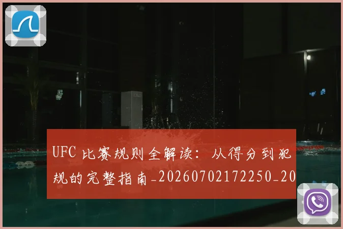 UFC 比赛规则全解读：从得分到犯规的完整指南_20260702172250_20260714215746